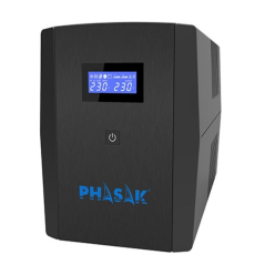 SAI Línea Interactiva Phasak SIRIUS 1560 VA Interactive/ 1560VA-900W/ 4 Salidas/ Formato Torre - Imagen 1