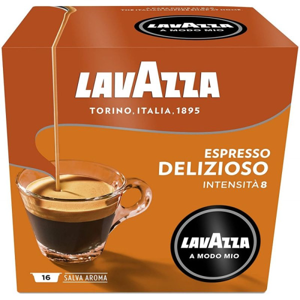 Cápsula Lavazza Deliziosamente para cafeteras A Modo Mio/ Caja de 16 - Imagen 2