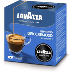 Cápsula Lavazza Cremosamente Dek para cafeteras A Modo Mio/ Caja 16 - Imagen 1