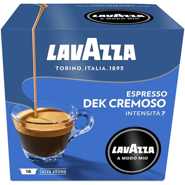 Cápsula Lavazza Cremosamente Dek para cafeteras A Modo Mio/ Caja 16 - Imagen 2