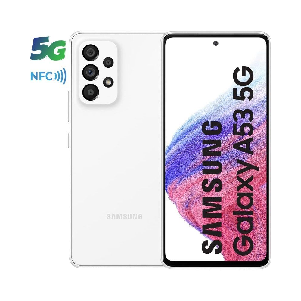 Smartphone Samsung Galaxy A53 6GB/ 128GB/ 6.5'/ 5G/ Blanco - Imagen 1