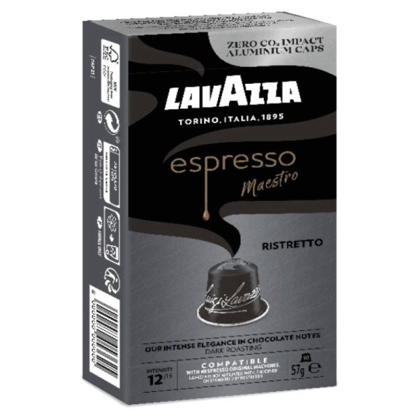 Cápsula Lavazza Espresso Maestro Ristretto para cafeteras Nespresso/ Caja de 10 - Imagen 1