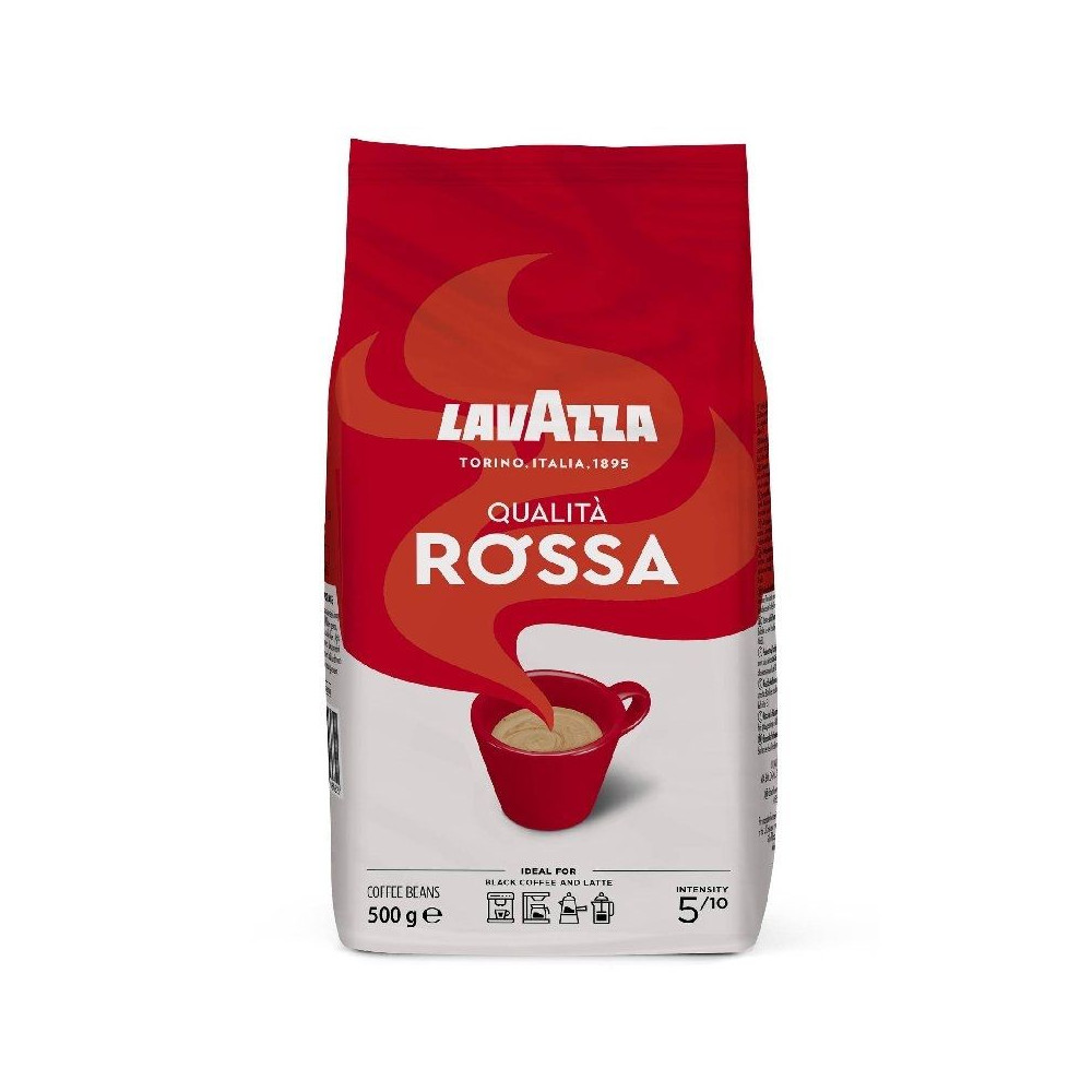 Café en Grano Lavazza Qualità Rossa/ 500g - Imagen 1