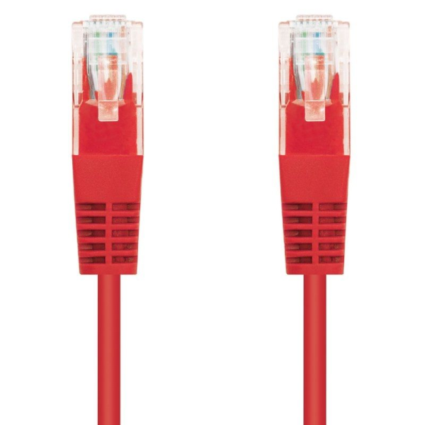 Cable de Red RJ45 UTP Nanocable 10.20.0400-L30 Cat.6/ 30cm/ Rojo - Imagen 2
