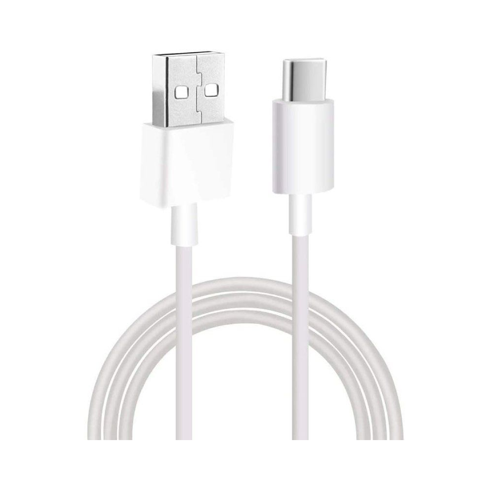 Cable USB 2.0 Tipo C Xiaomi Mi USB-C/ USB Tipo-C Macho - USB Macho/ 1m/ Blanco - Imagen 1