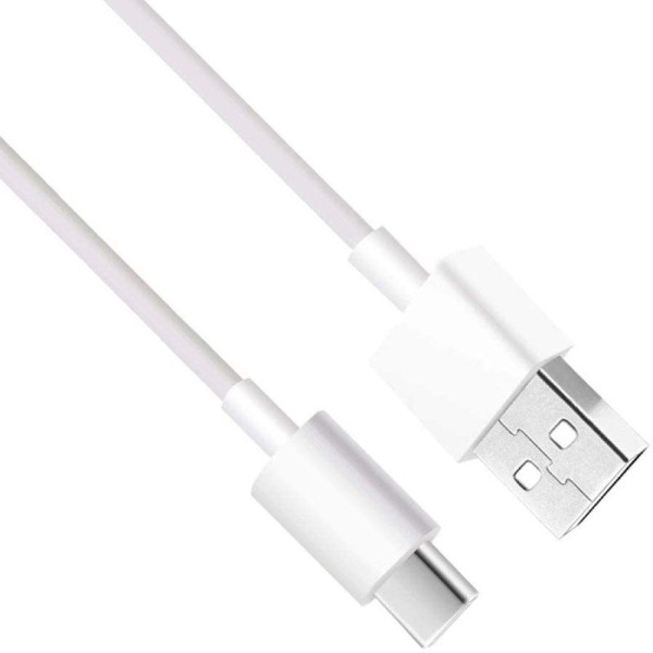 Cable USB 2.0 Tipo C Xiaomi Mi USB-C/ USB Tipo-C Macho - USB Macho/ 1m/ Blanco - Imagen 2