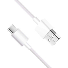 Cable USB 2.0 Tipo C Xiaomi Mi USB-C/ USB Tipo-C Macho - USB Macho/ 1m/ Blanco - Imagen 3