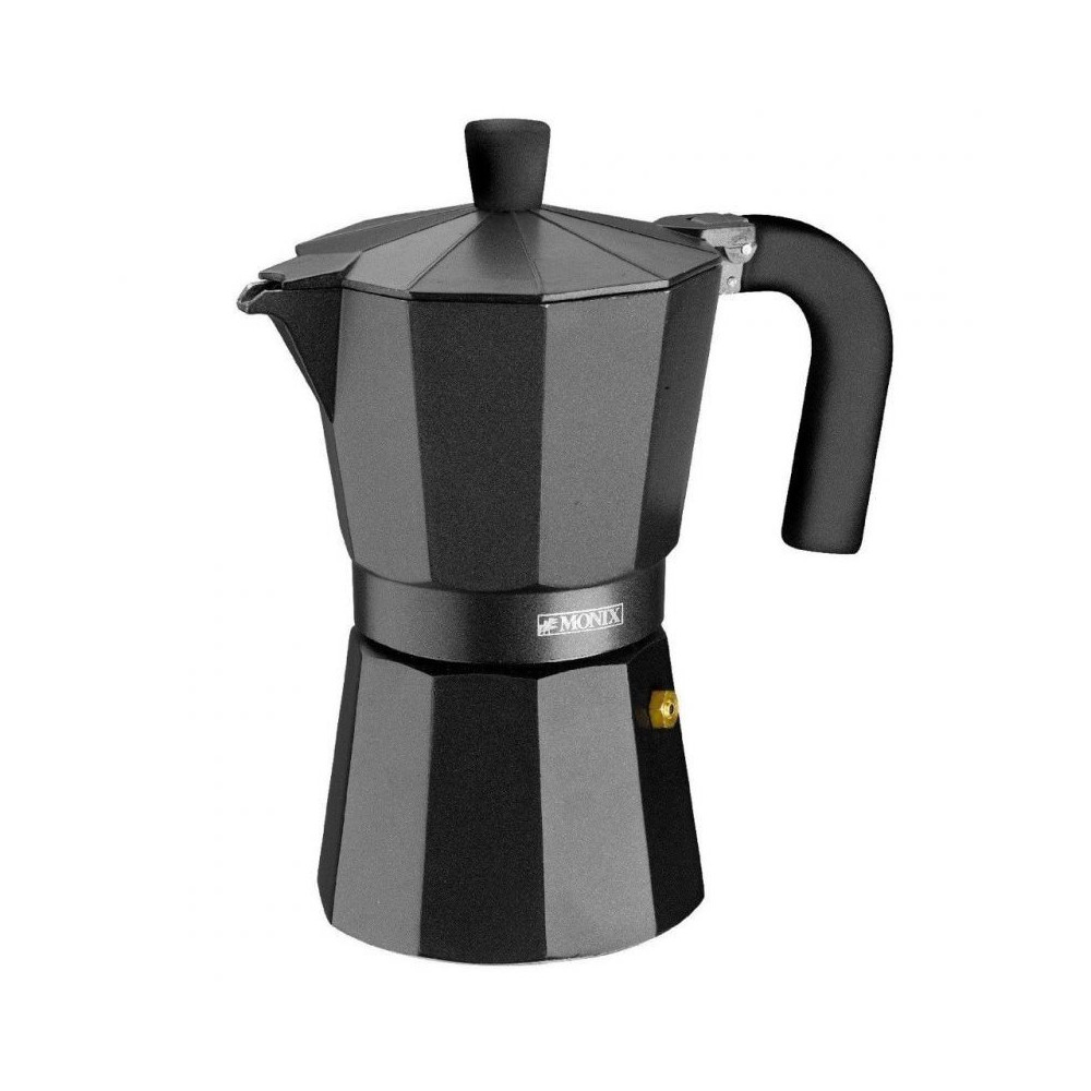 Cafetera Italiana Monix Noir M640012/ 12 Tazas/ Negra - Imagen 1