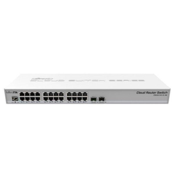 Switch Router Mikrotik CRS326-24G-2S+RM 26 Puertos/ RJ45 10/100/100/ SFP/ PoE - Imagen 1