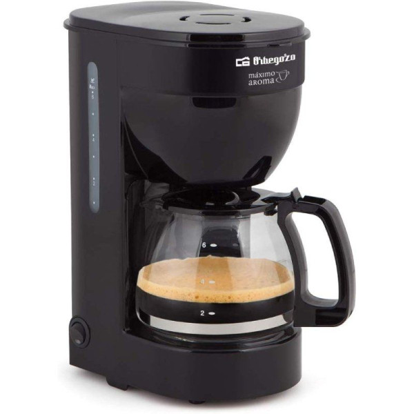 Cafetera de Goteo Orbegozo CG 4014/ 6 Tazas/ Negra - Imagen 1