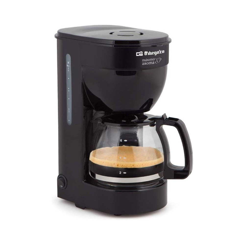 Cafetera de Goteo Orbegozo CG 4014/ 6 Tazas/ Negra - Imagen 1