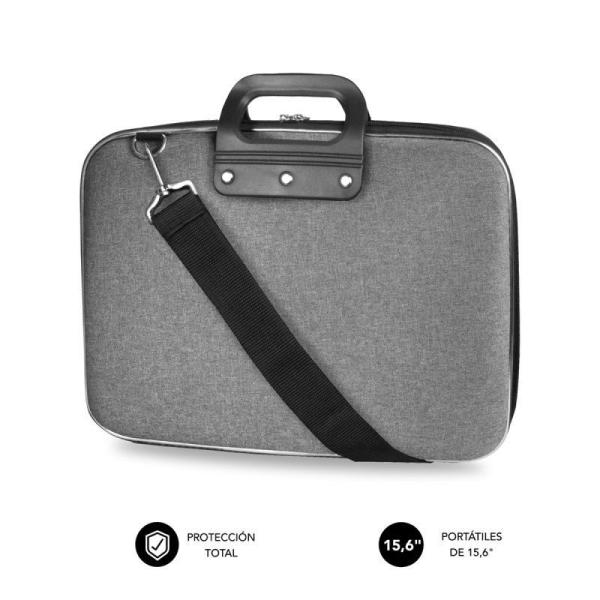 Maletín Subblim EVA Laptop Bag PL para Portátiles hasta 15.6'/ Cinta para Trolley/ Gris - Imagen 1