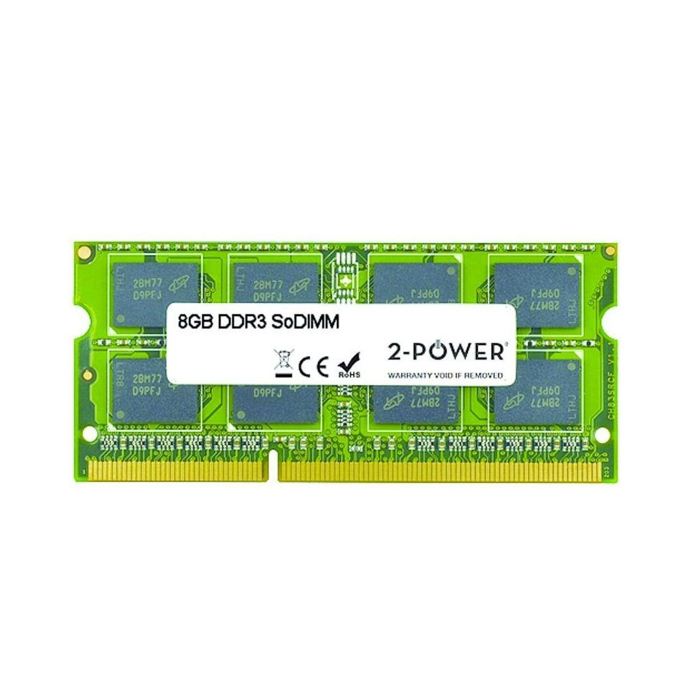 Memoria RAM 2-Power MultiSpeed 8GB/ DDR3L/ 1066/ 1333/ 1600 MHz/ 1.35V/ CL7/9/11/ SODIMM - Imagen 1