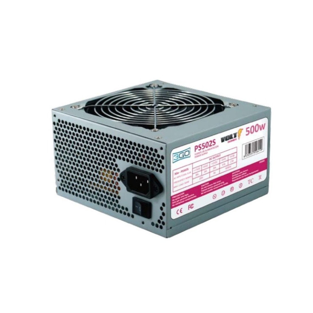 Fuente de Alimentación 3GO PS502S/ 500W/ Ventilador 12cm - Imagen 1