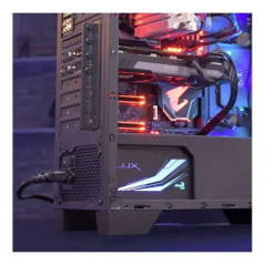 Fuente de Alimentación Aerocool LUX RGB 550M/ 550W/ Ventilador 12cm/ 80 Plus Bronze - Imagen 4