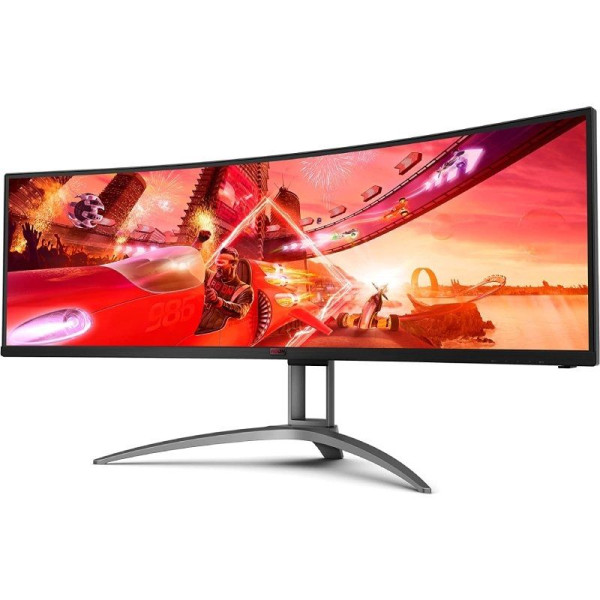 Monitor Gaming Ultrapanorámico Curvo AOC Agon AG493UCX2 48.8'/ DQHD/ 1ms/ 165Hz/ VA/ Multimedia/ Negro - Imagen 2