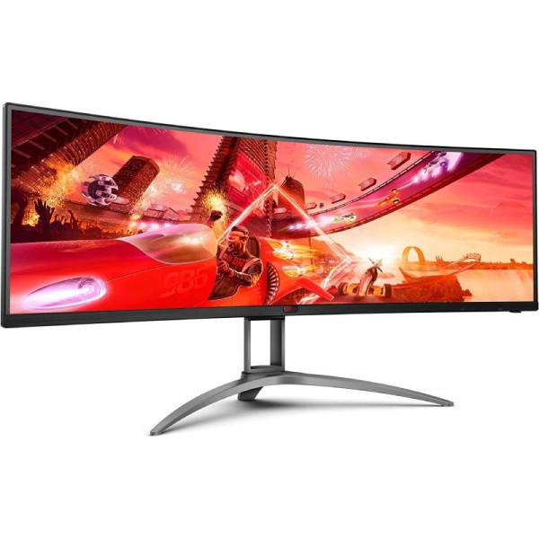 Monitor Gaming Ultrapanorámico Curvo AOC Agon AG493UCX2 48.8'/ DQHD/ 1ms/ 165Hz/ VA/ Multimedia/ Negro - Imagen 3