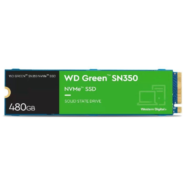 Disco SSD Western Digital WD Green SN350 480GB/ M.2 2280 PCIe - Imagen 1