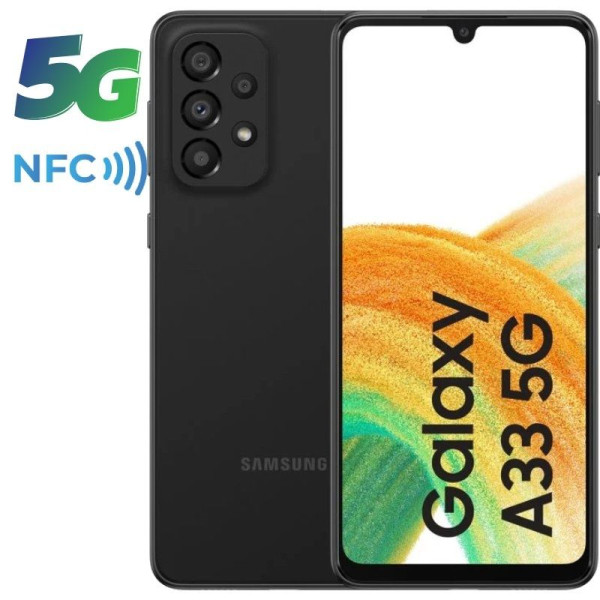 Smartphone Samsung Galaxy A33 6GB/ 128GB/ 6.4'/ 5G/ Negro - Imagen 1