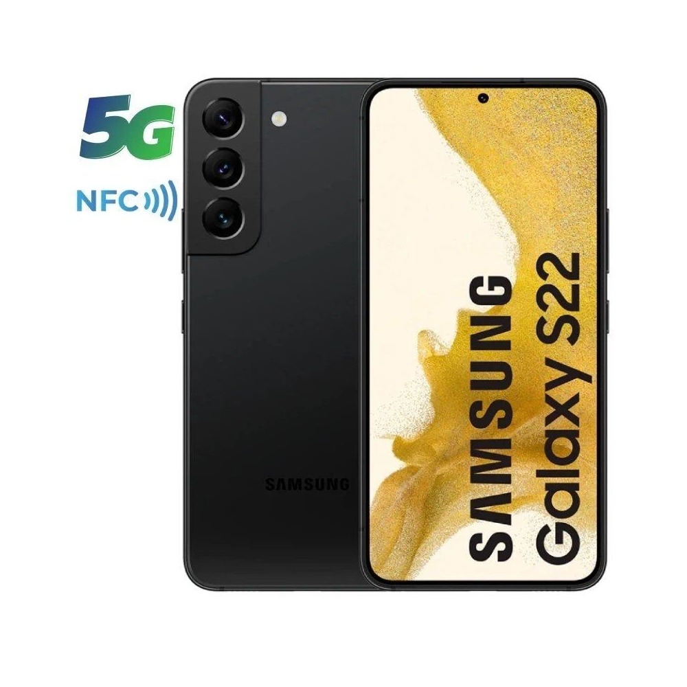 Smartphone Samsung Galaxy S22 8GB/ 256GB/ 6.1'/ 5G/ Negro - Imagen 1