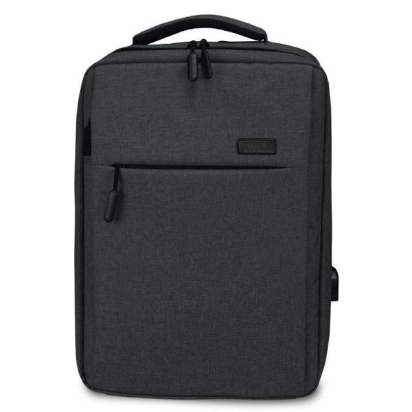 Mochila Subblim Traveller Airpadding Backpack para Portátiles hasta 15.6'/ Puerto USB/ Gris - Imagen 1