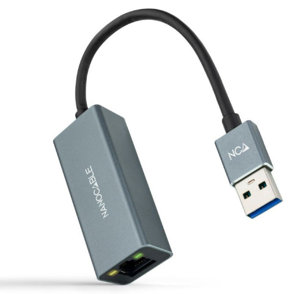 Adaptador USB 3.0 - RJ45 Nanocable 10.03.0405/ 1000Mbps - Imagen 1