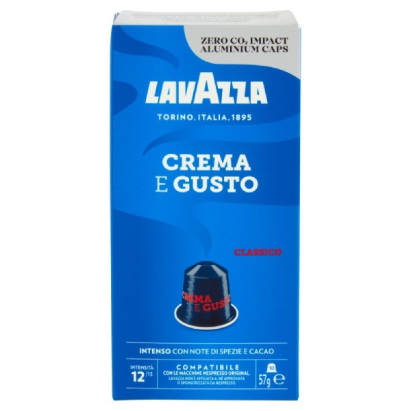 Cápsula Lavazza Crema e Gusto Clásico para cafeteras Nespresso/ Caja de 10 - Imagen 1