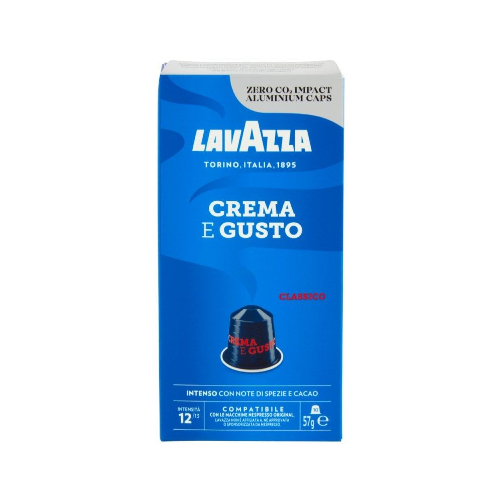 Cápsula Lavazza Crema e Gusto Clásico para cafeteras Nespresso/ Caja de 10 - Imagen 1