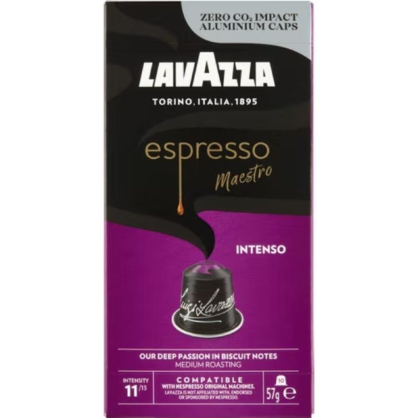 Cápsula Lavazza Espresso Maestro Intenso para cafeteras Nespresso/ Caja de 10 - Imagen 1