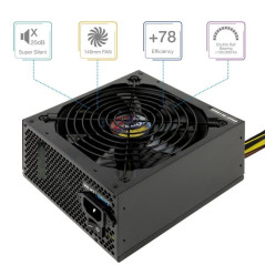 Fuente de Alimentación Tooq TQAPOLO-650SP/ 650W/ Ventilador 14cm - Imagen 1