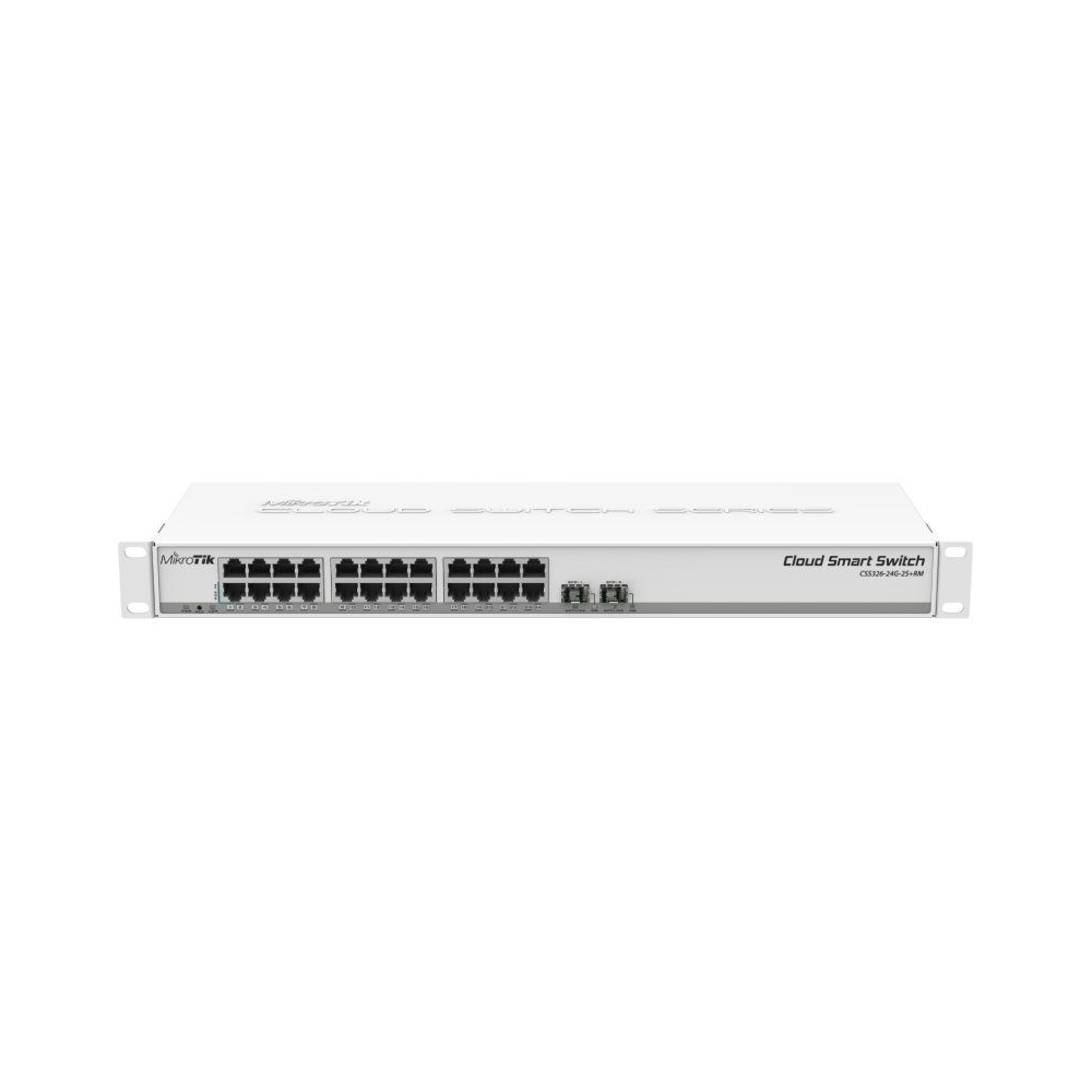 Switch Mikrotik CSS326-24G-2S+RM 26 Puertos/ RJ45 10/100/1000/ SFP/ PoE - Imagen 1
