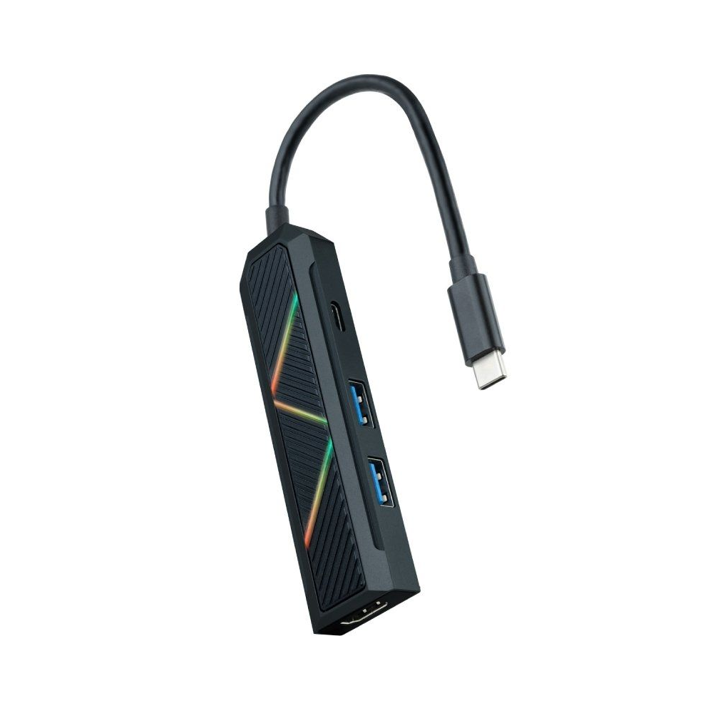 Hub USB 3.1 Tipo-C Nanocable 10.16.0401/ 2 Puertos USB/ 1 USB Tipo-C/ 1 HDMI/ Negro - Imagen 1