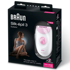 Depiladora Braun Silk-Epil 3 3270 Legs & Body/ con Cable/ 2 Accesorios - Imagen 4