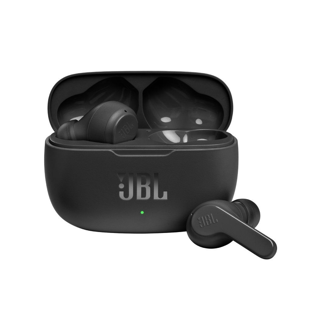 Auriculares Bluetooth JBL Wave 200TWS con estuche de carga/ Autonomía 5h/ Negros