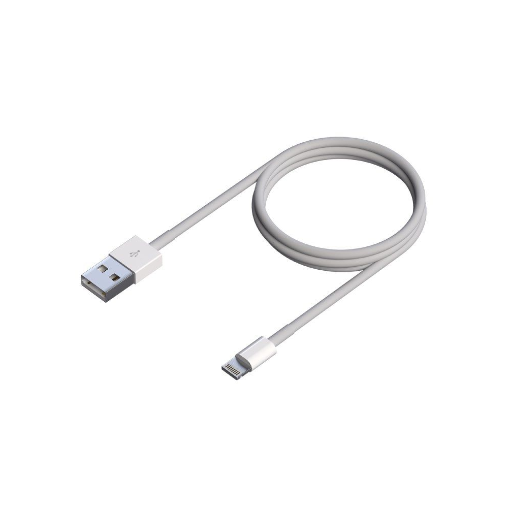 Cable Lightning Aisens A102-0542/ USB Macho - Lightning Macho/ 50cm/ Blanco