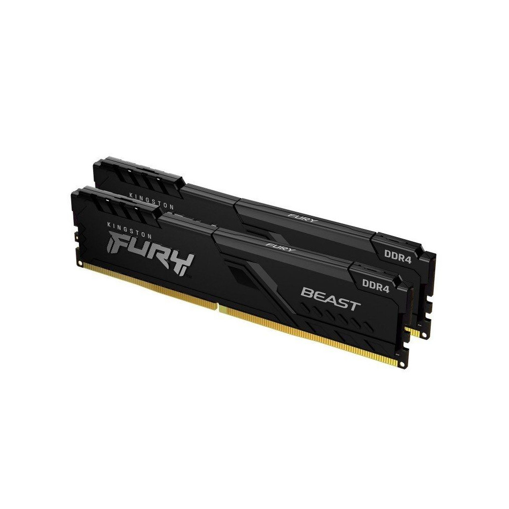 Memoria RAM Kingston FURY Beast 2 x 8GB/ DDR4/ 2666MHz/ 1.2V/ CL16/ DIMM - Imagen 1