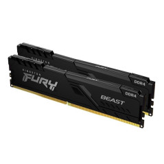 Memoria RAM Kingston FURY Beast 2 x 8GB/ DDR4/ 2666MHz/ 1.2V/ CL16/ DIMM - Imagen 1