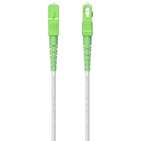 Cable de Fibra Óptica G657A2 3.0 9/125 SMF Aisens A152-0621/ LSZH/ 250m/ Blanco