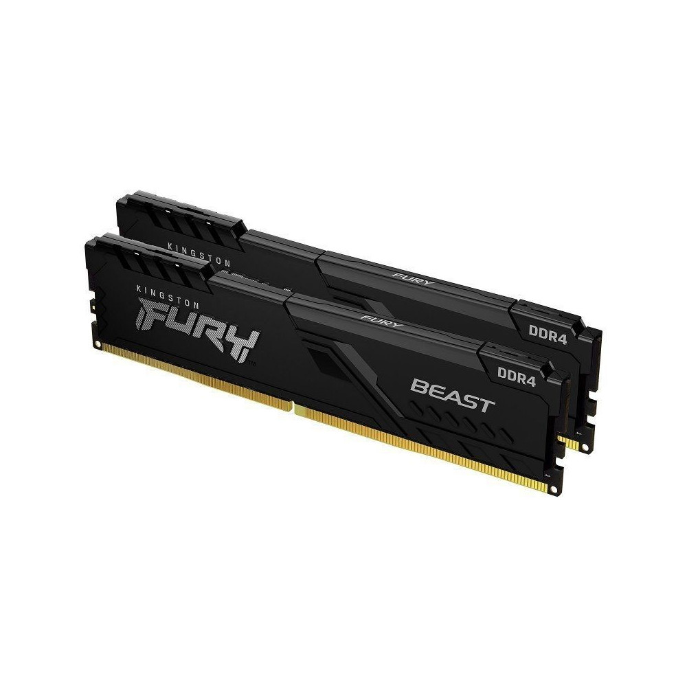 Memoria RAM Kingston FURY Beast 2 x 8GB/ DDR4/ 3200MHz/ 1.35V/ CL16/ DIMM - Imagen 1