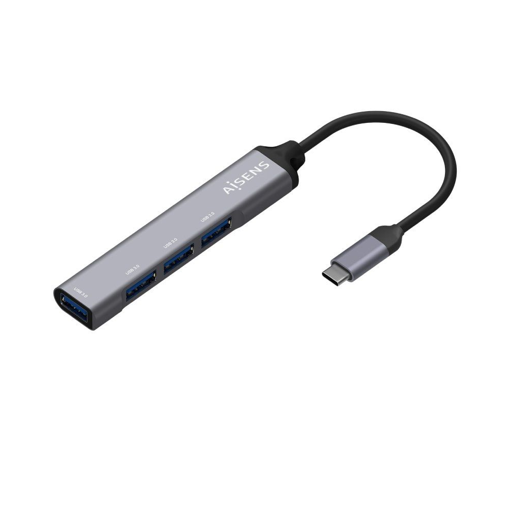 Hub USB 3.1 Tipo-C Aisens A109-0541/ 4 Puertos USB