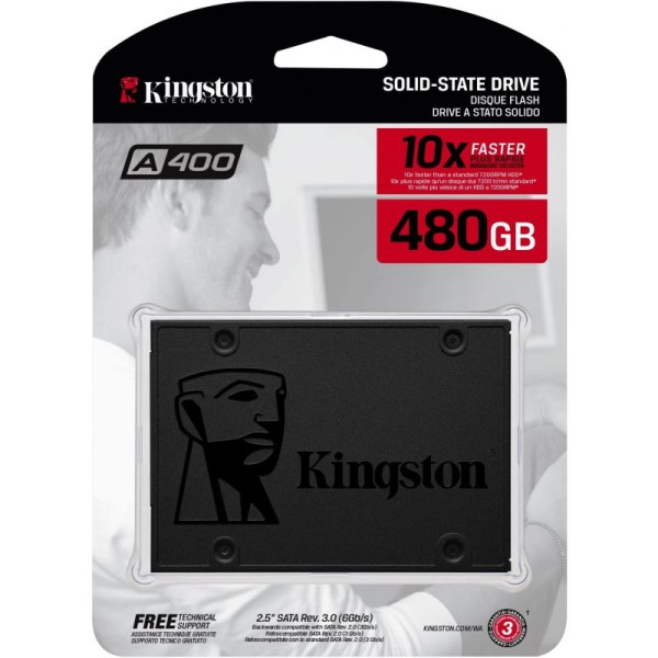Disco SSD Kingston A400 480GB/ SATA III - Imagen 4