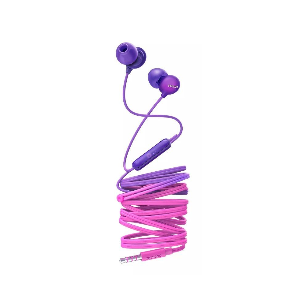 Auriculares Intrauditivos Philips SHE2405/ con Micrófono/ Jack 3.5/ Rosas y Púrpuras