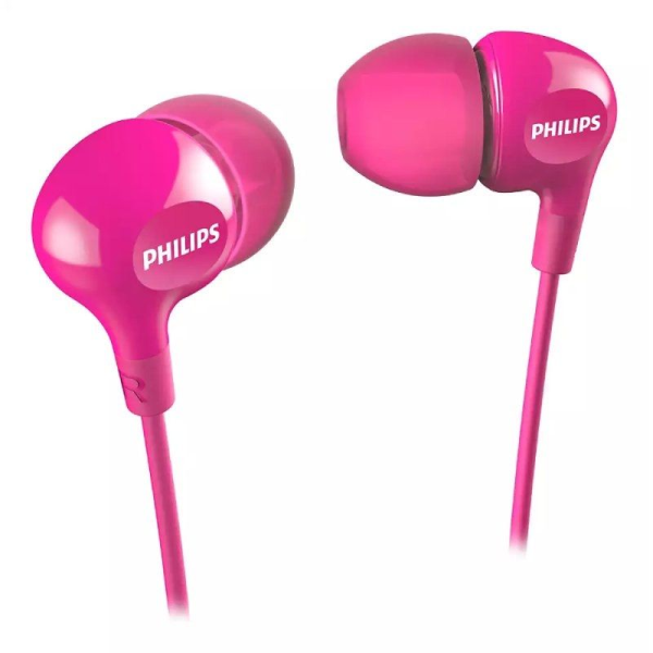 Auriculares Intrauditivos Philips SHE3550/ Jack 3.5/ Rosas