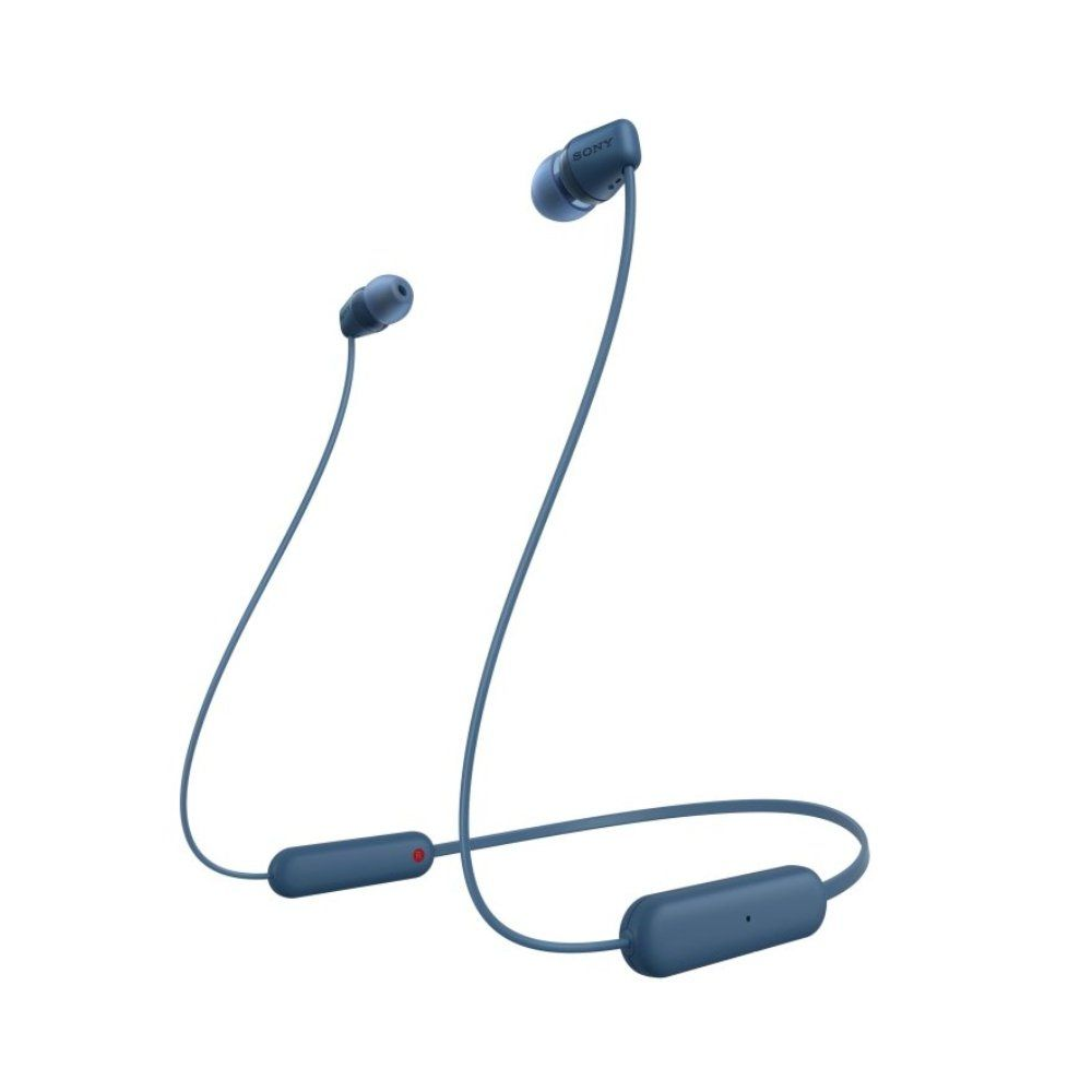 Auriculares Inalámbrico Intrauditivos Sony WI-C100/ con Micrófono/ Bluetooth/ Azules