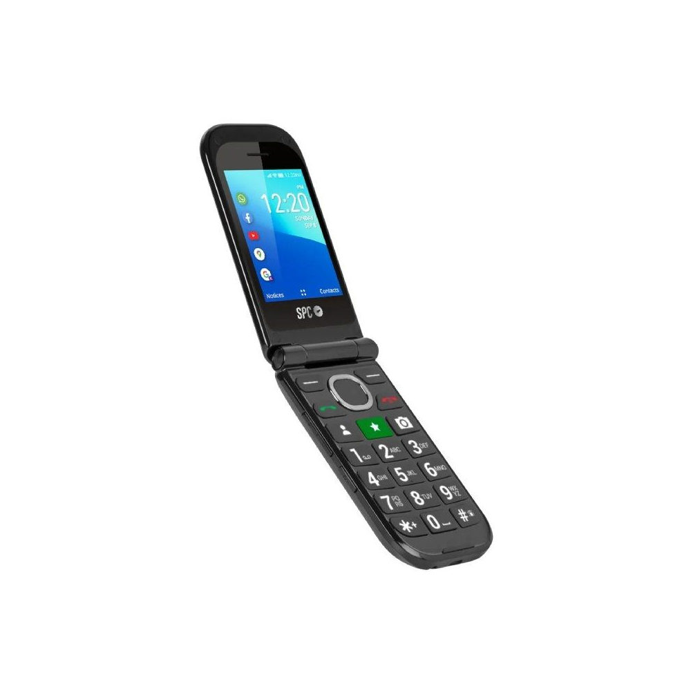 Teléfono Móvil SPC Jasper 2 4G para Personas Mayores/ Negro