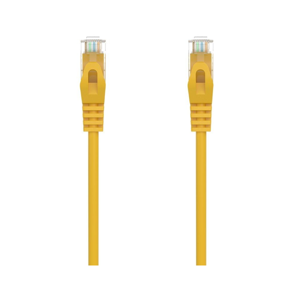 Cable de Red RJ45 AWG24 UTP Aisens A145-0564 Cat.6A/ LSZH/ 30cm/ Amarillo