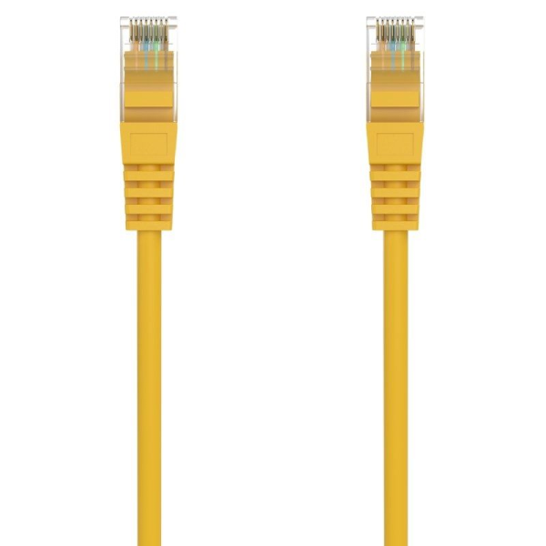 Cable de Red RJ45 AWG24 UTP Aisens A145-0564 Cat.6A/ LSZH/ 30cm/ Amarillo