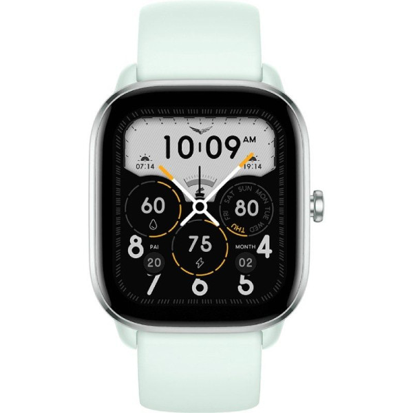 Smartwatch Huami Amazfit GTS 4 Mini/ Notificaciones/ Frecuencia Cardíaca/ GPS/ Azul Menta