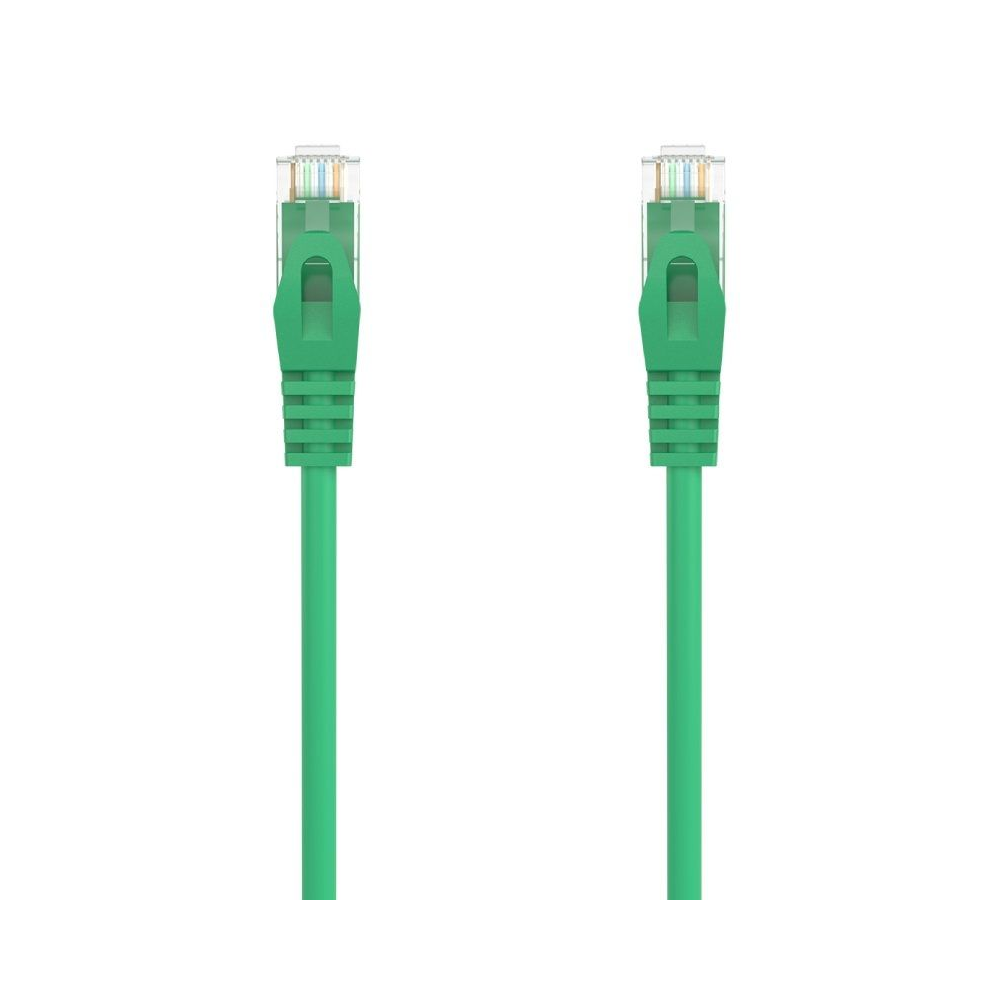 Cable de Red RJ45 AWG24 UTP Aisens A145-0580 Cat.6A/ LSZH/ 1m/ Verde