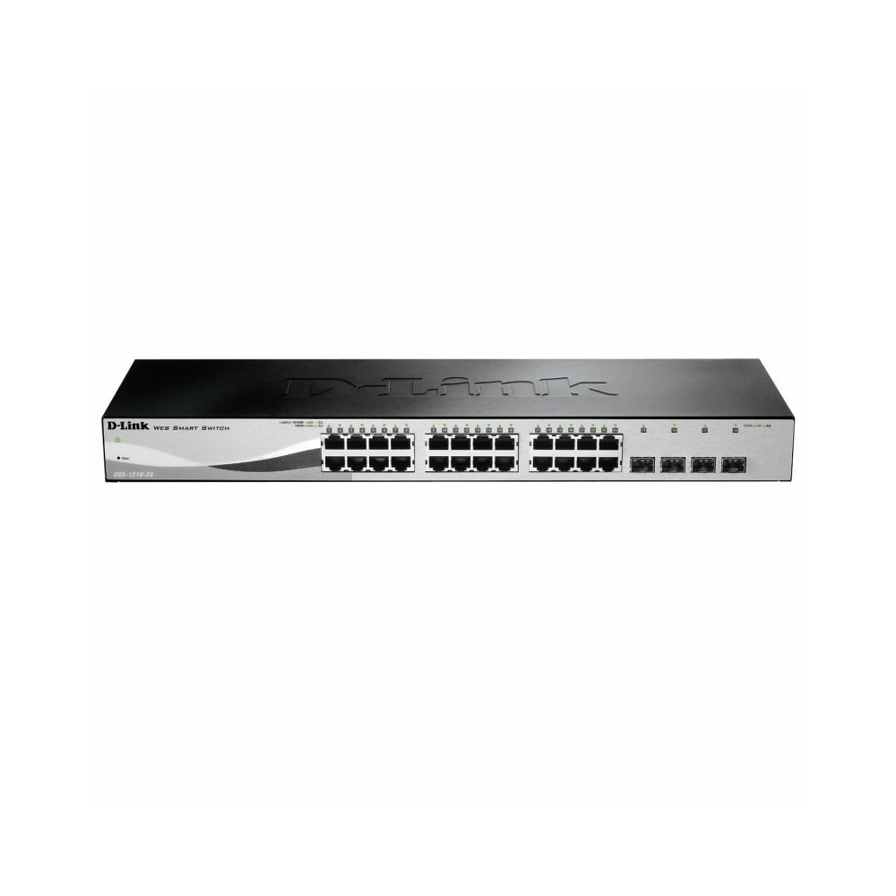 Switch D-Link DGS-1210-28 28 Puertos/ RJ-45 Gigabit 10/100/1000/ SFP